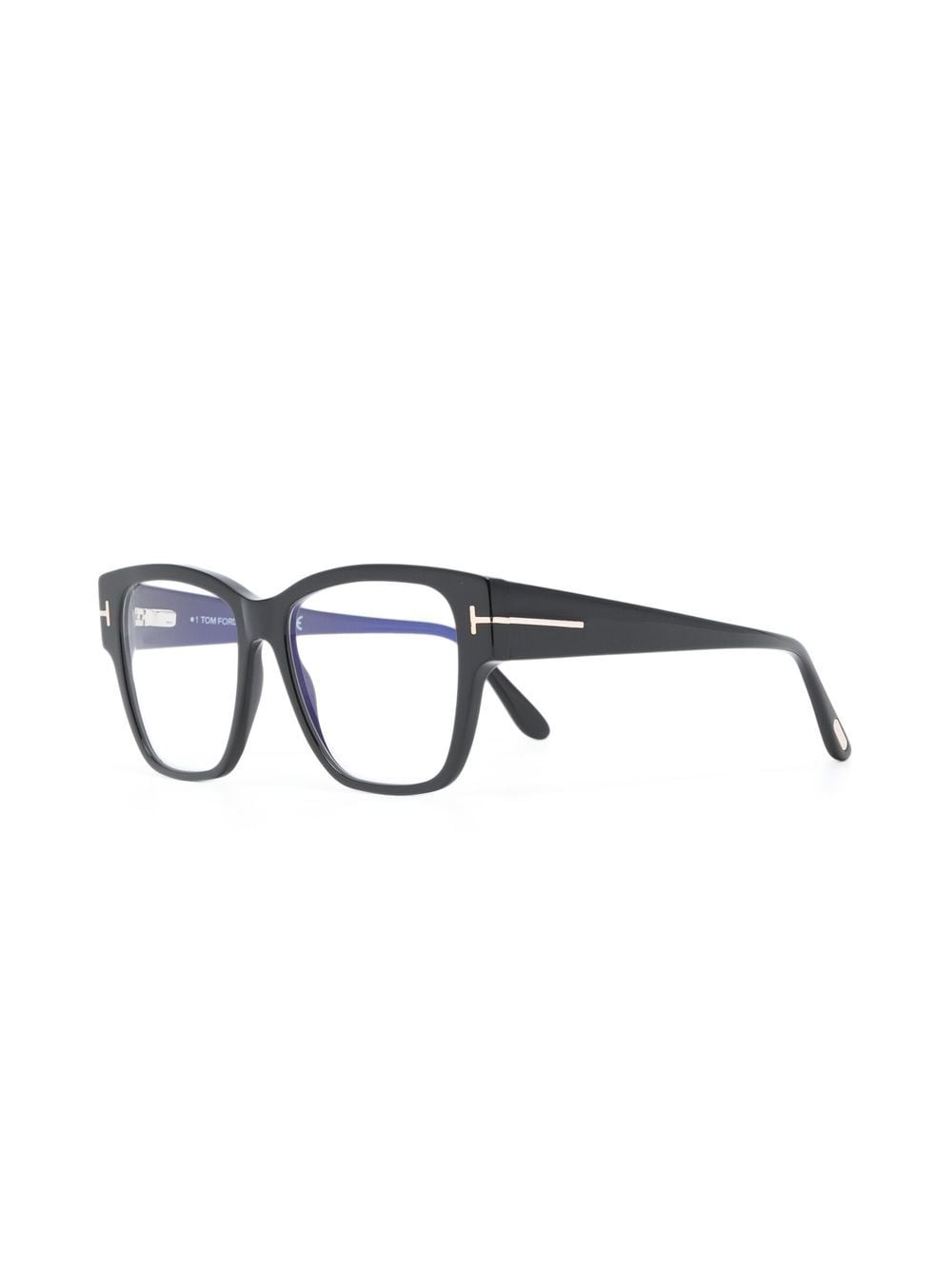 TOM FORD Eyewear Bril met wayfarer montuur - Zwart