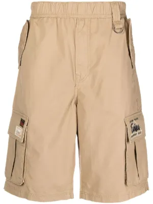 EVISU Embroidered Logo Cargo Shorts 