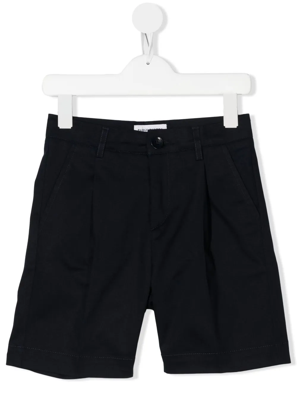 

Paolo Pecora Kids shorts de vestir con bolsillos - Azul