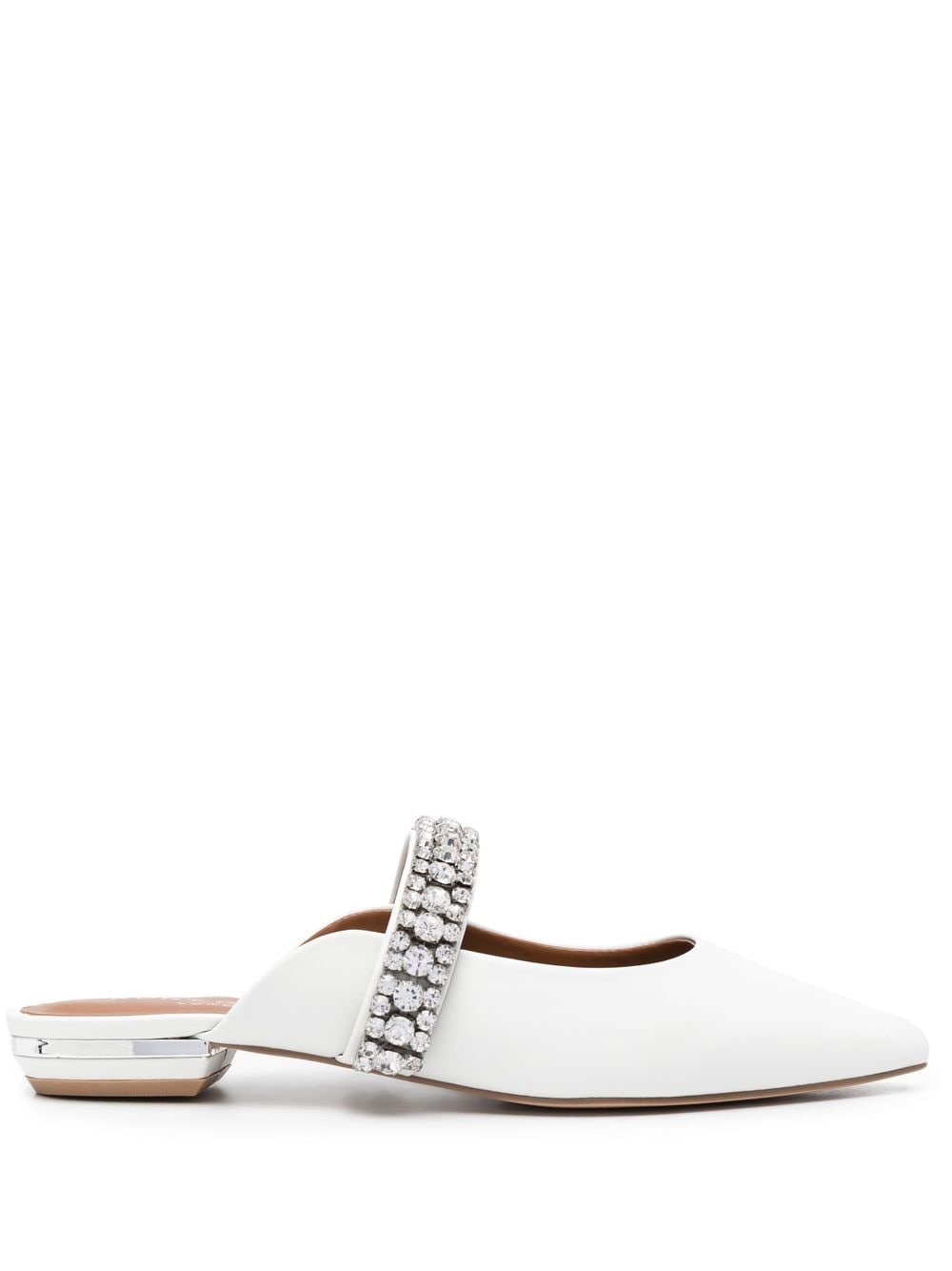 KURT GEIGER PRINCELY CRYSTAL-EMBELLISHED MULES