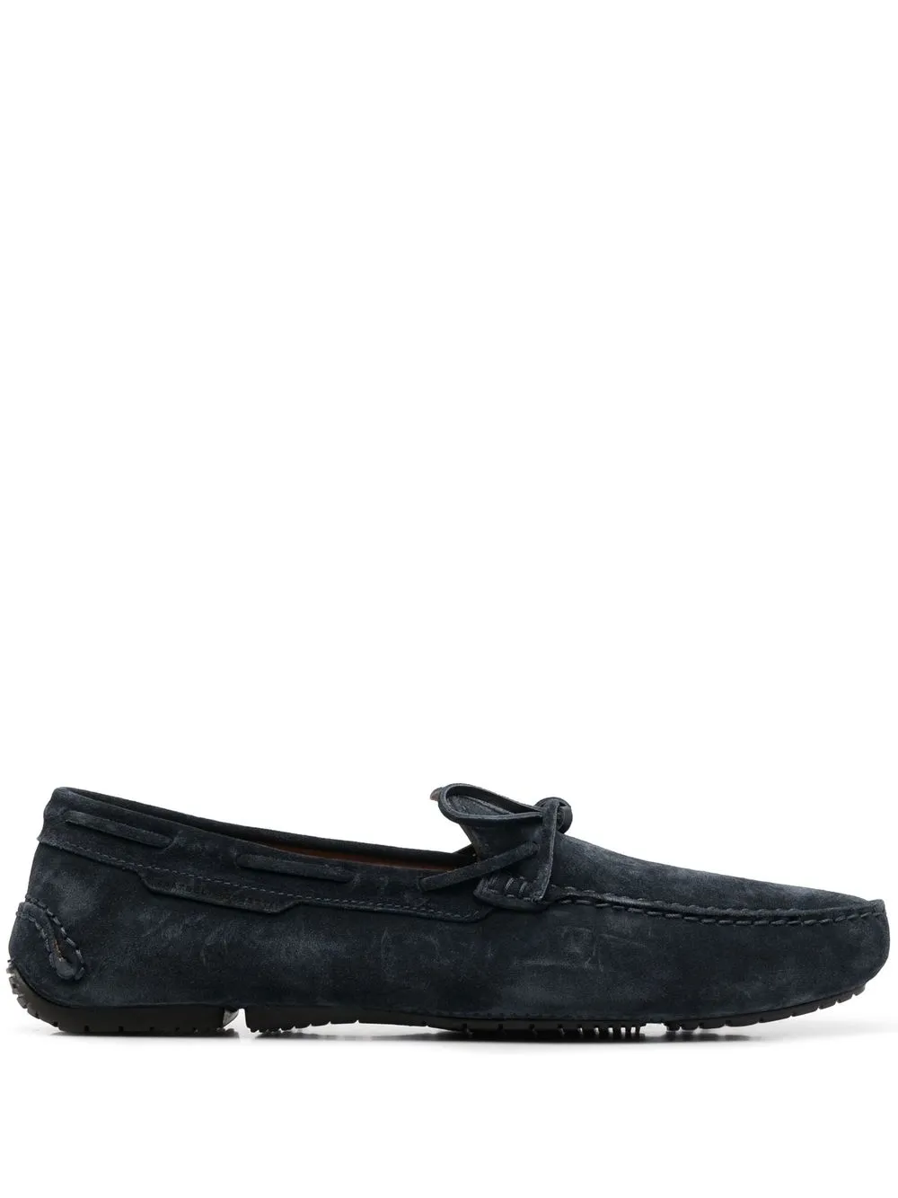 

Fratelli Rossetti front tie-fastening detail loafers - Blue