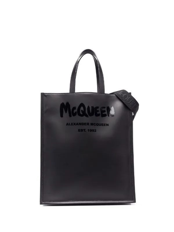 Alexander McQueen logo-print Tote Bag - Farfetch