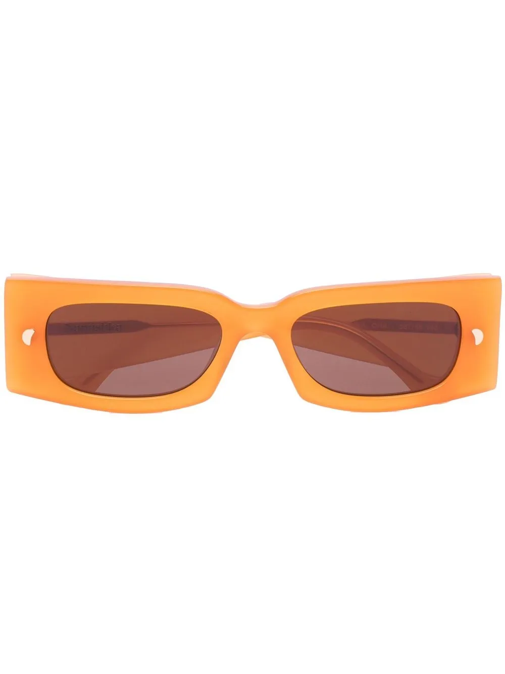 

Nanushka gafas de sol Fenna con montura rectangular - Naranja