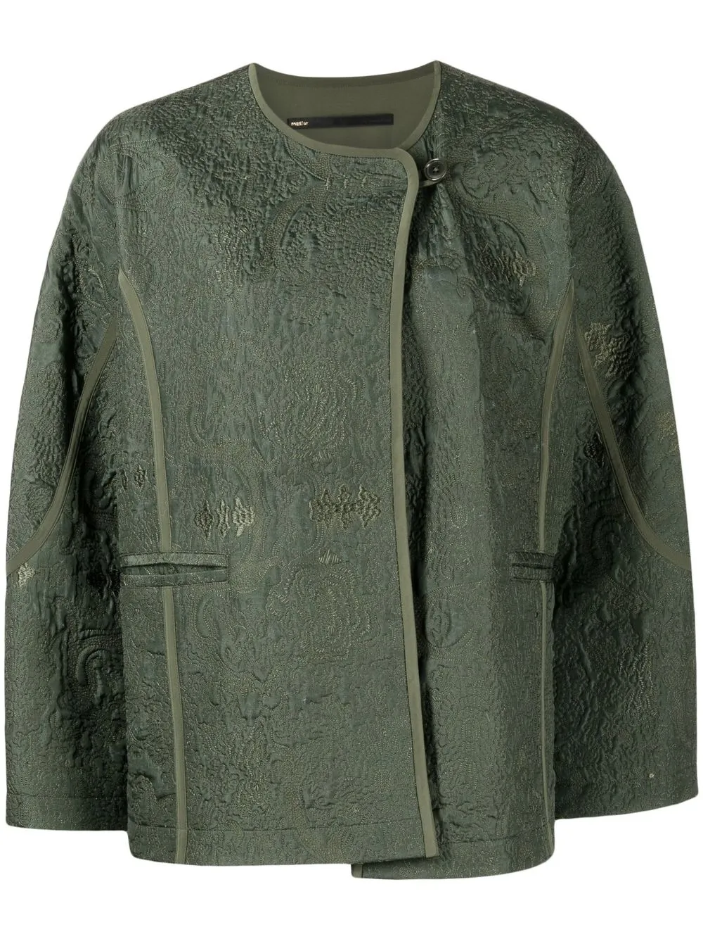 

Muller Of Yoshiokubo embroidered single-breasted jacket - Green