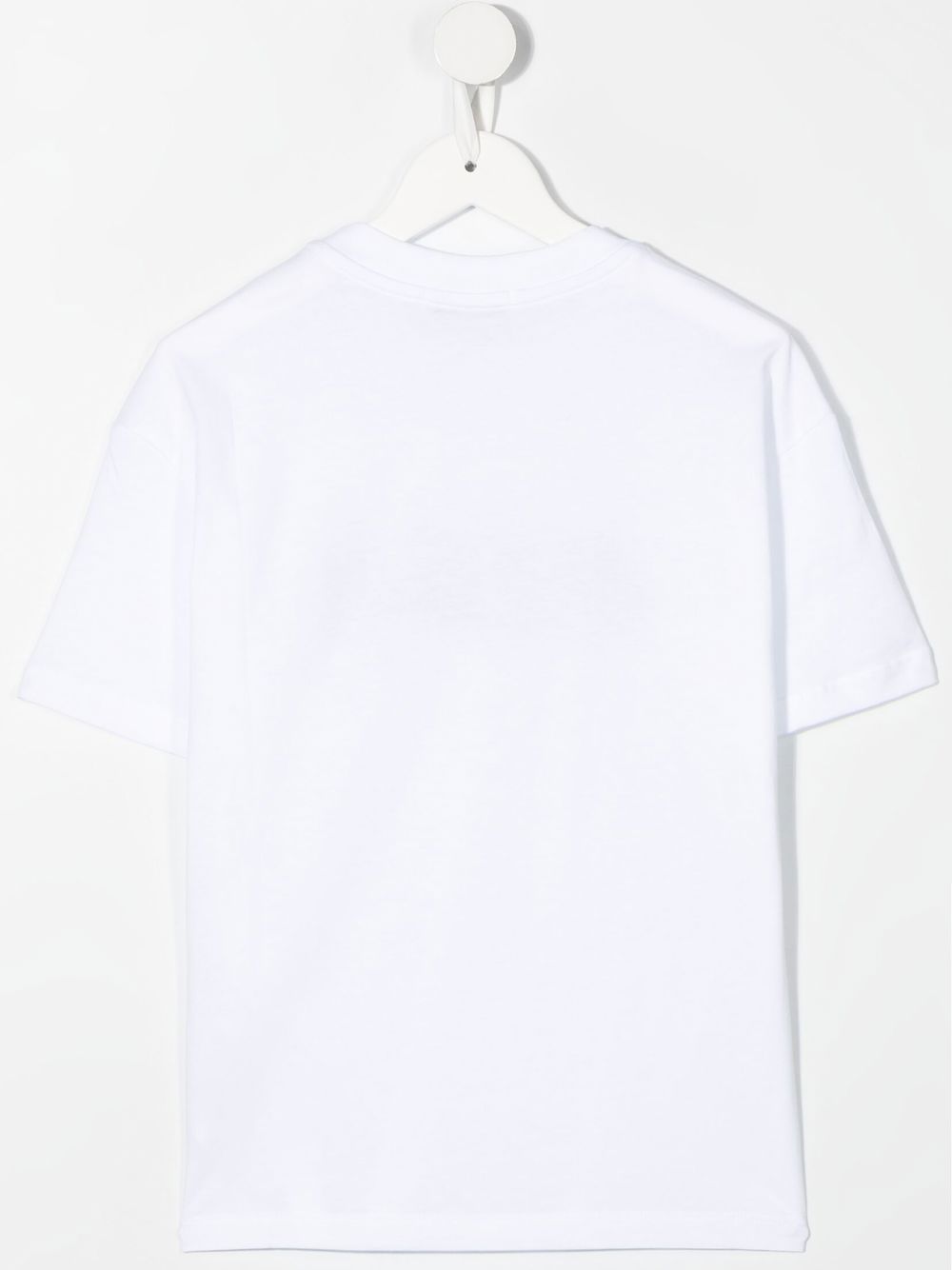 MSGM Kids T-shirt met logoprint - Wit