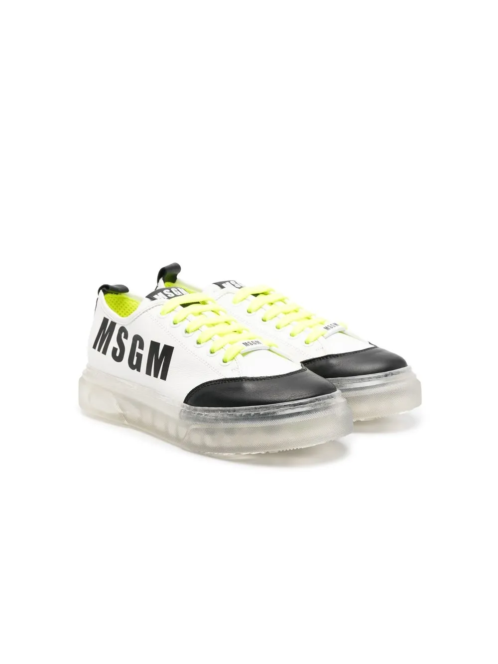 

MSGM Kids logo-print sneakers - White