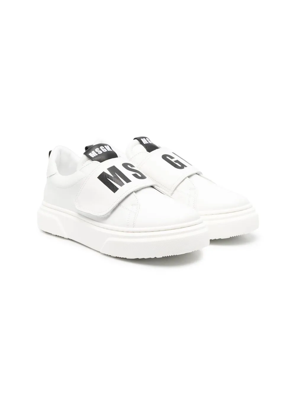 

MSGM Kids logo-print low-top sneakers - White
