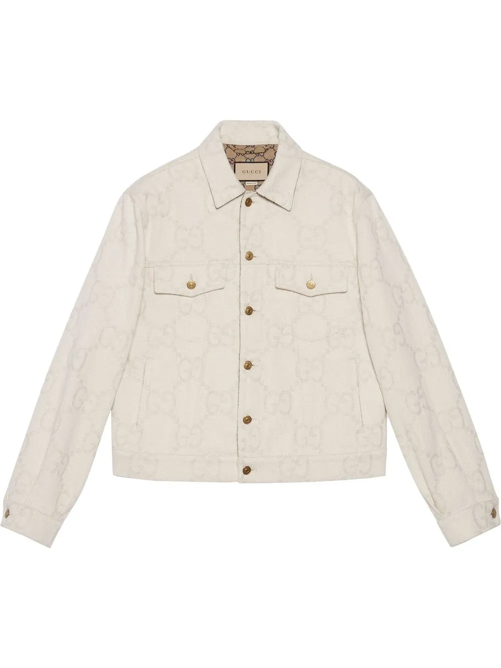 Gucci monogram hot sale denim jacket