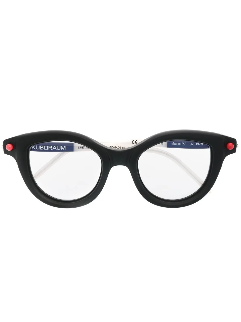 

Kuboraum lentes con armazón cat eye - Negro