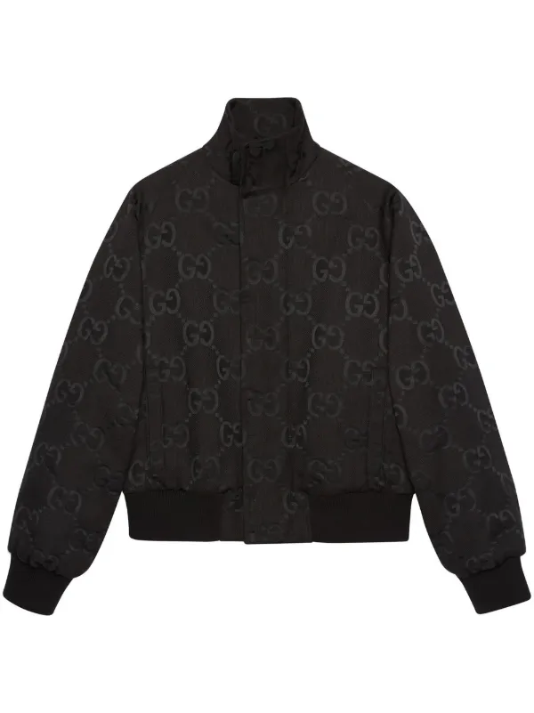 Gucci GG-pattern Canvas Bomber Jacket - Farfetch