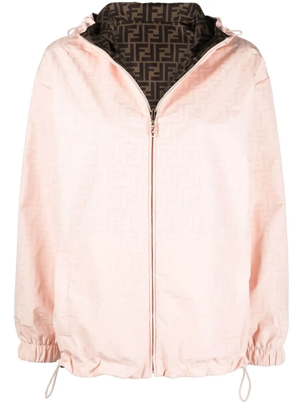 Fendi Ffmotif Reversible Jacket In Pink ModeSens