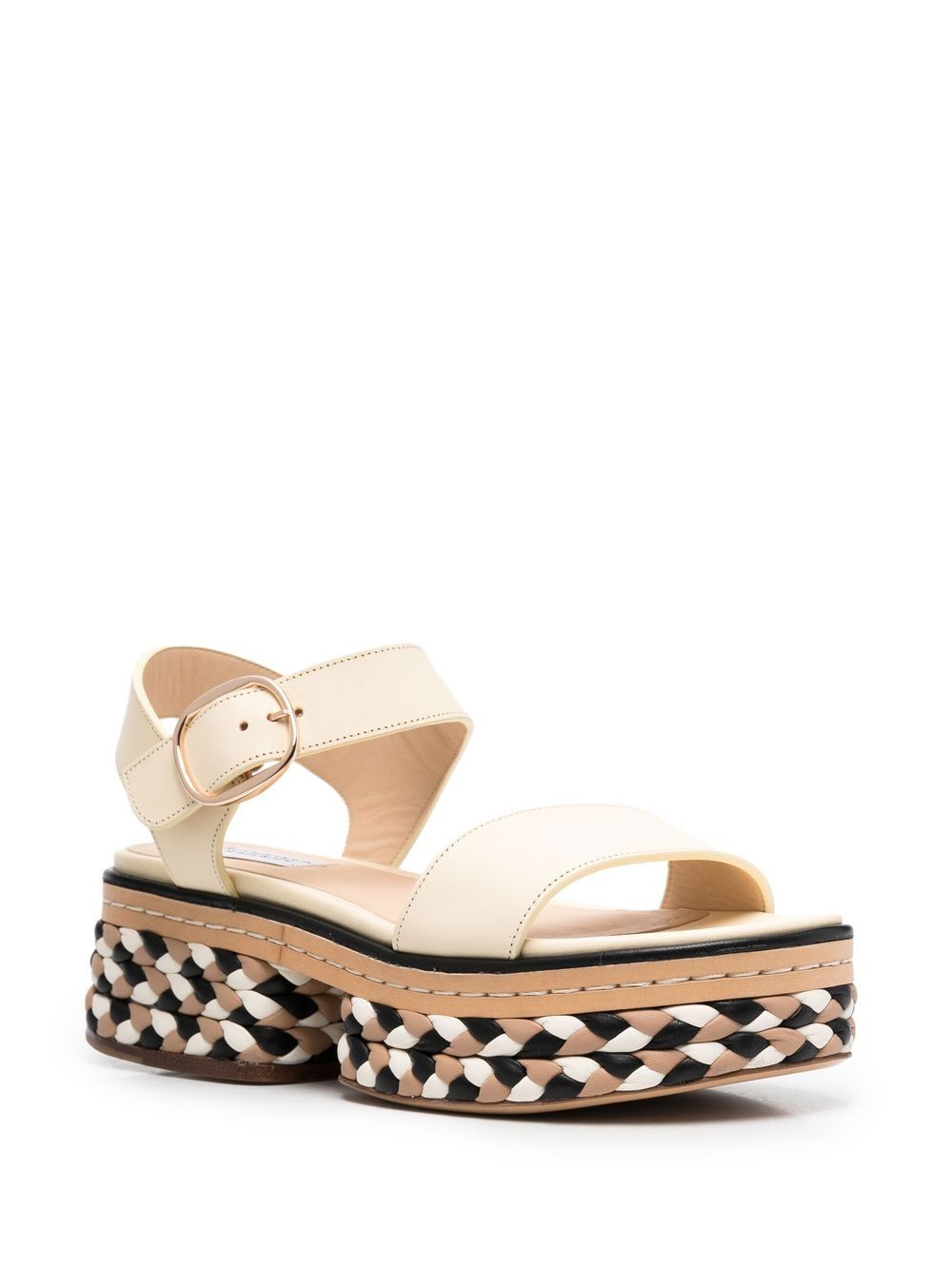 Gabriela Hearst Braided Platform Sandals - Farfetch