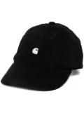 Carhartt WIP Harlem logo-embroidered corduroy cap - Black
