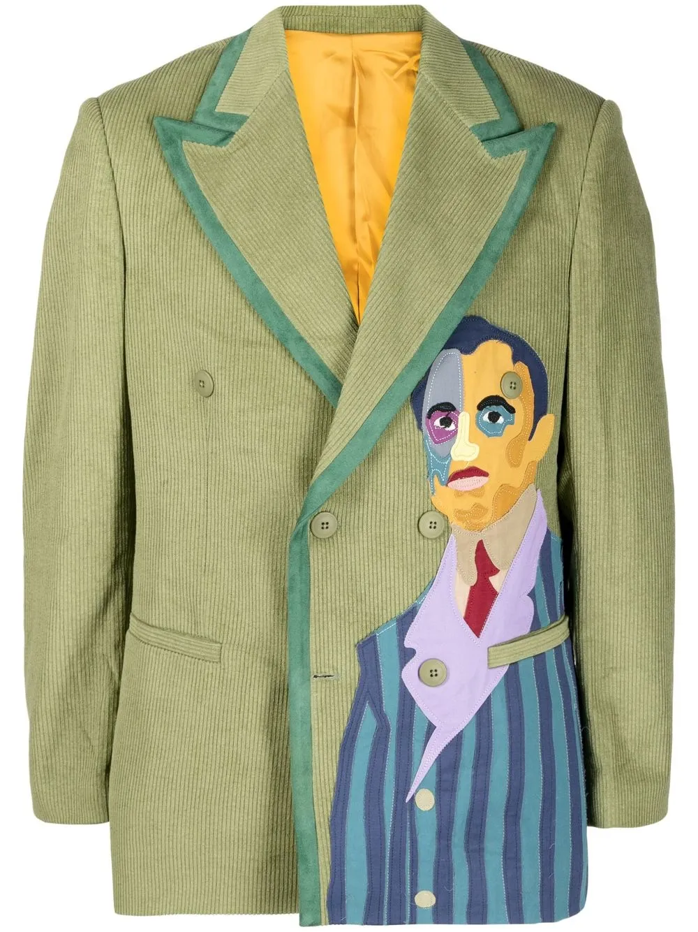

KidSuper graphic print blazer - Green