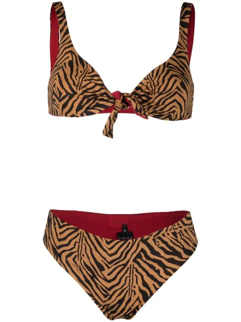 Fisico bikini con tigre estampado