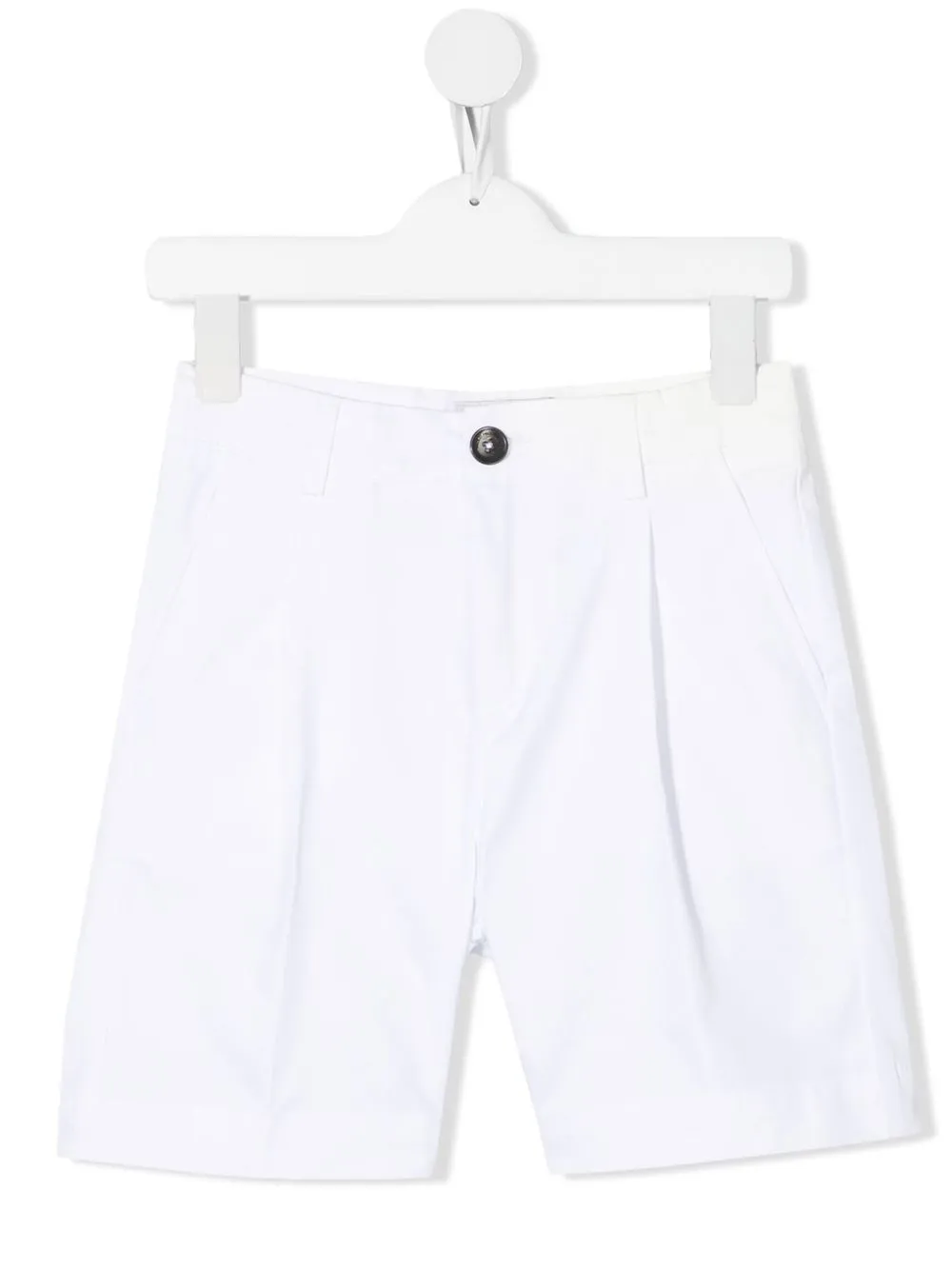 

Paolo Pecora Kids tailored cotton shorts - White