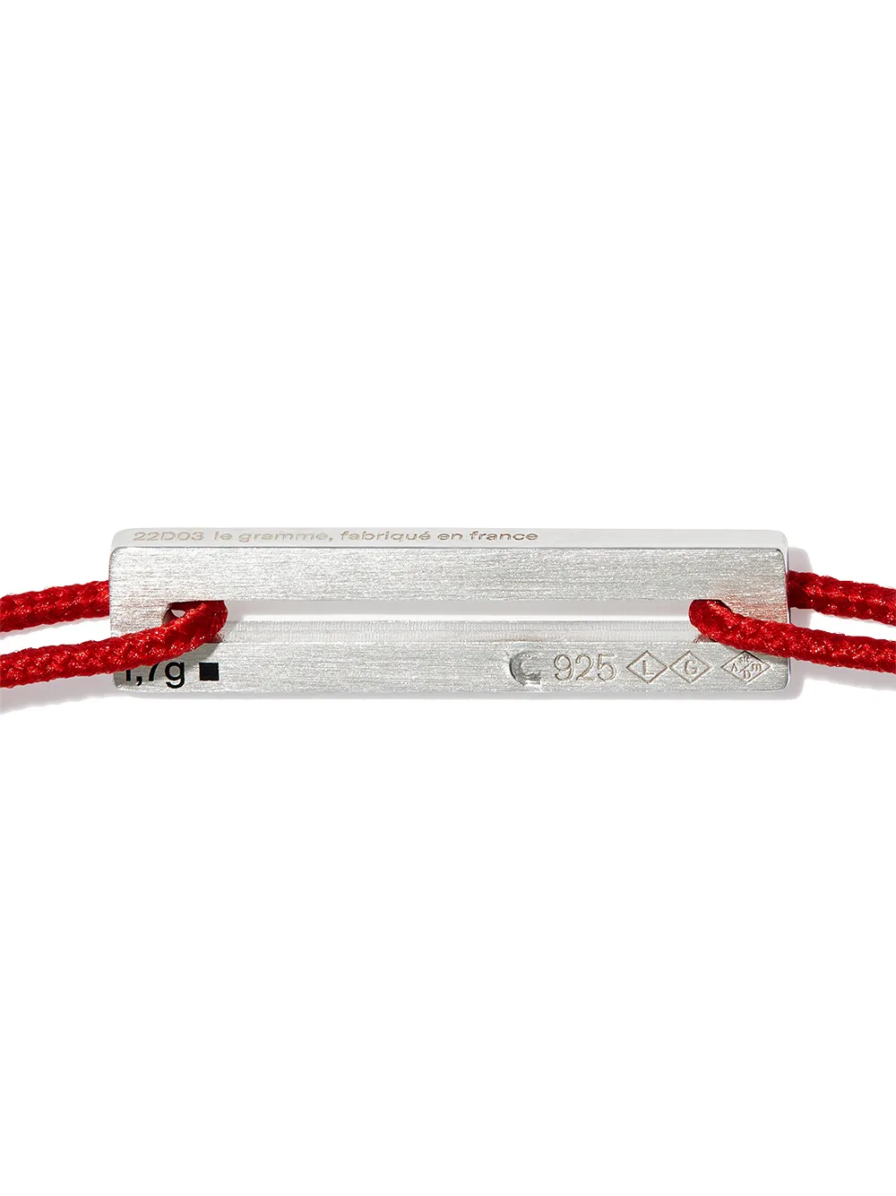 Le Gramme Le 1.7g cord bracelet | Bracelets | Image 3