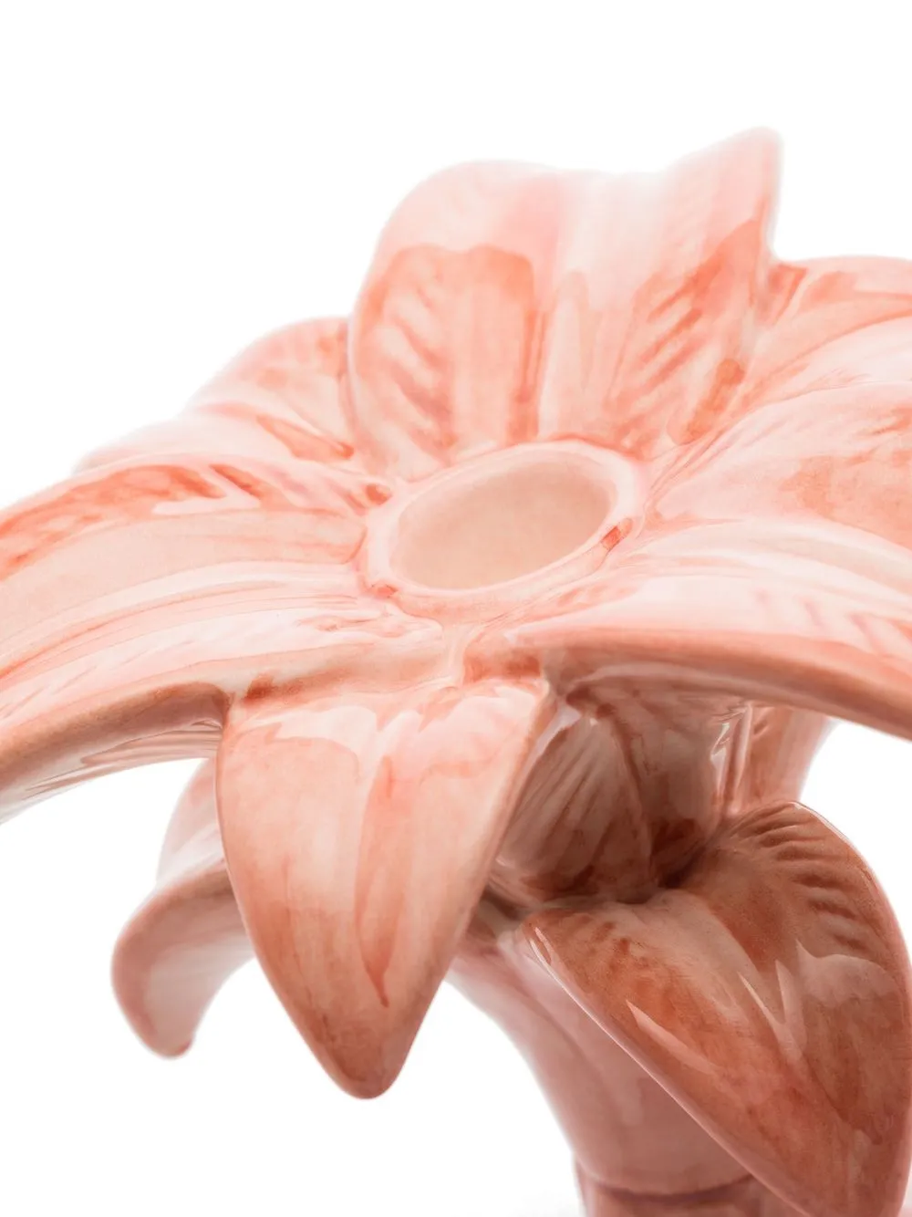  Les-ottomans Small Palm Tree Candleholder - Pink 
