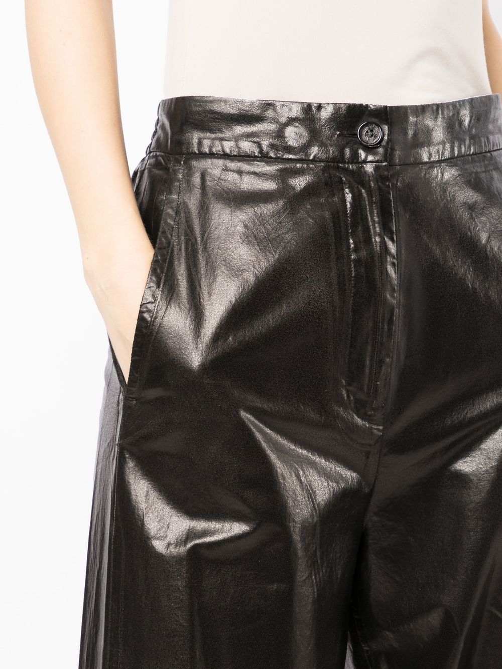 MM6 Maison Margiela high-waisted wide-leg trousers Women