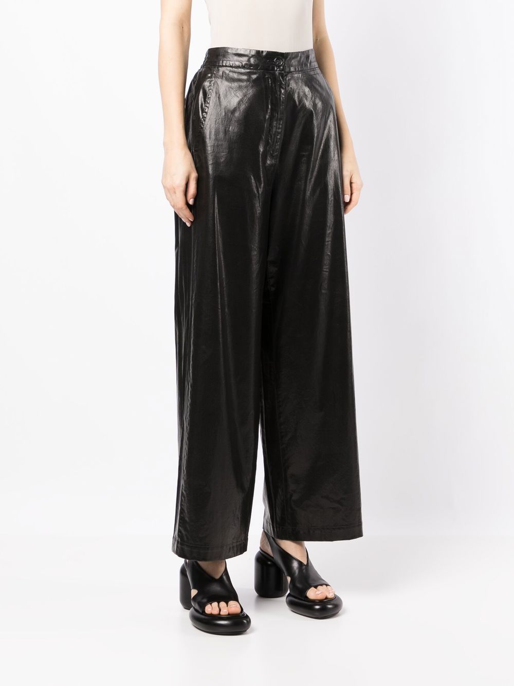 MM6 Maison Margiela high-waisted wide-leg trousers Women