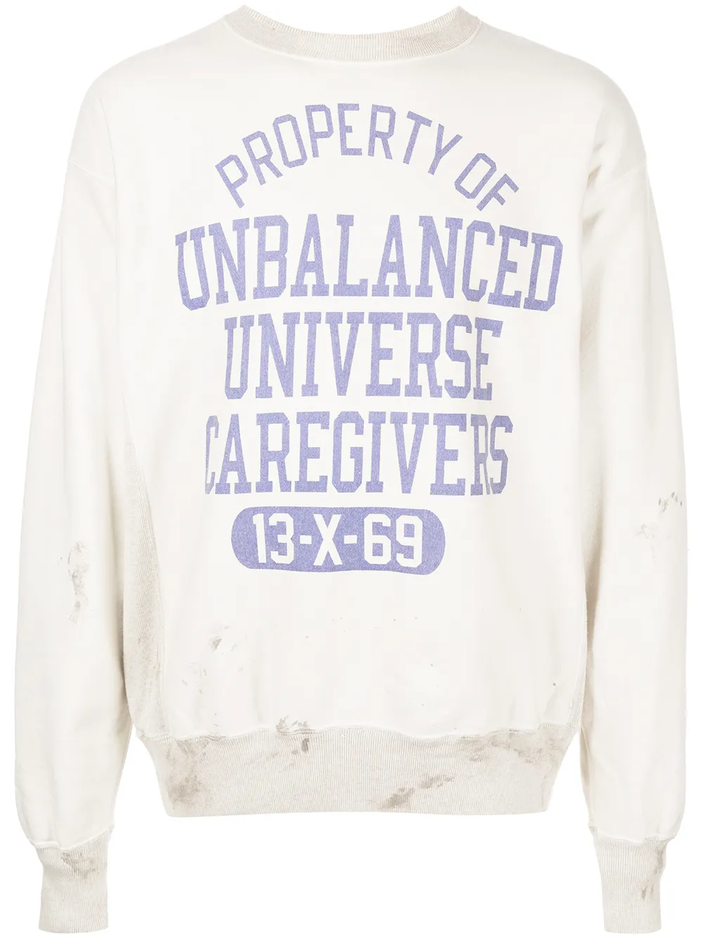 SAINT MXXXXXX sudadera con estampado gráfico | blanco | Image 1