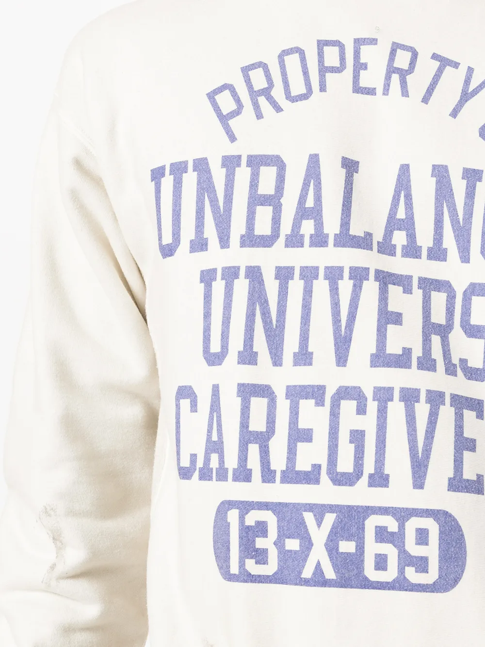 SAINT MXXXXXX Sweater met grafische print Wit