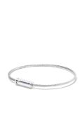 Le Gramme sterling silver Cable sapphire bracelet