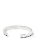Le Gramme 20g sapphire ribbon cuff - Silver