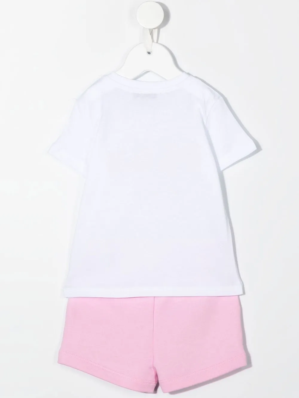 Msgm Logo-print Short Sets In White