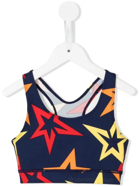 Perfect Moment Kids star-print racerback top
