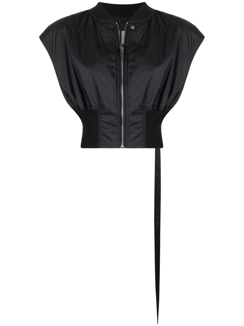 

Rick Owens DRKSHDW top con cierre - Negro