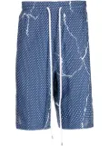 Destin polka-dot pattern print shorts - Blue