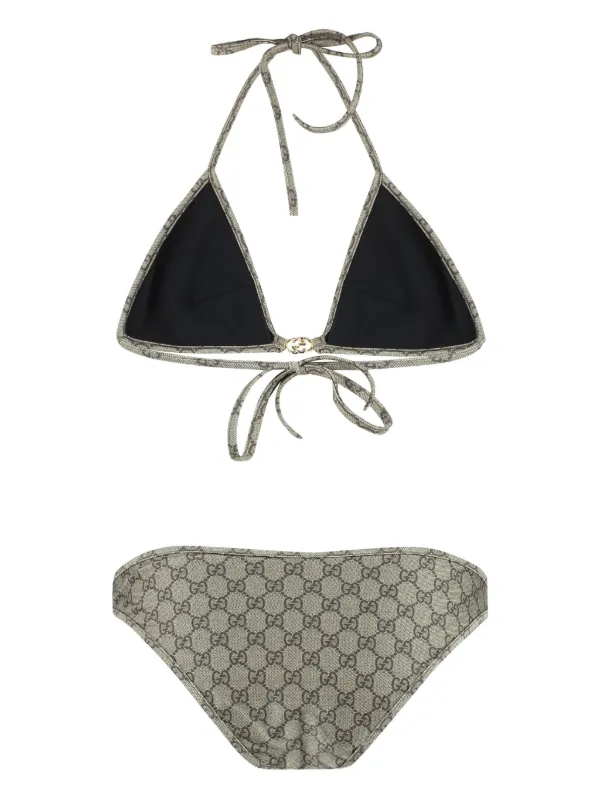 関税送料込】GUCCI Sparkling Fake Logo Swimsuit 水着 (GUCCI