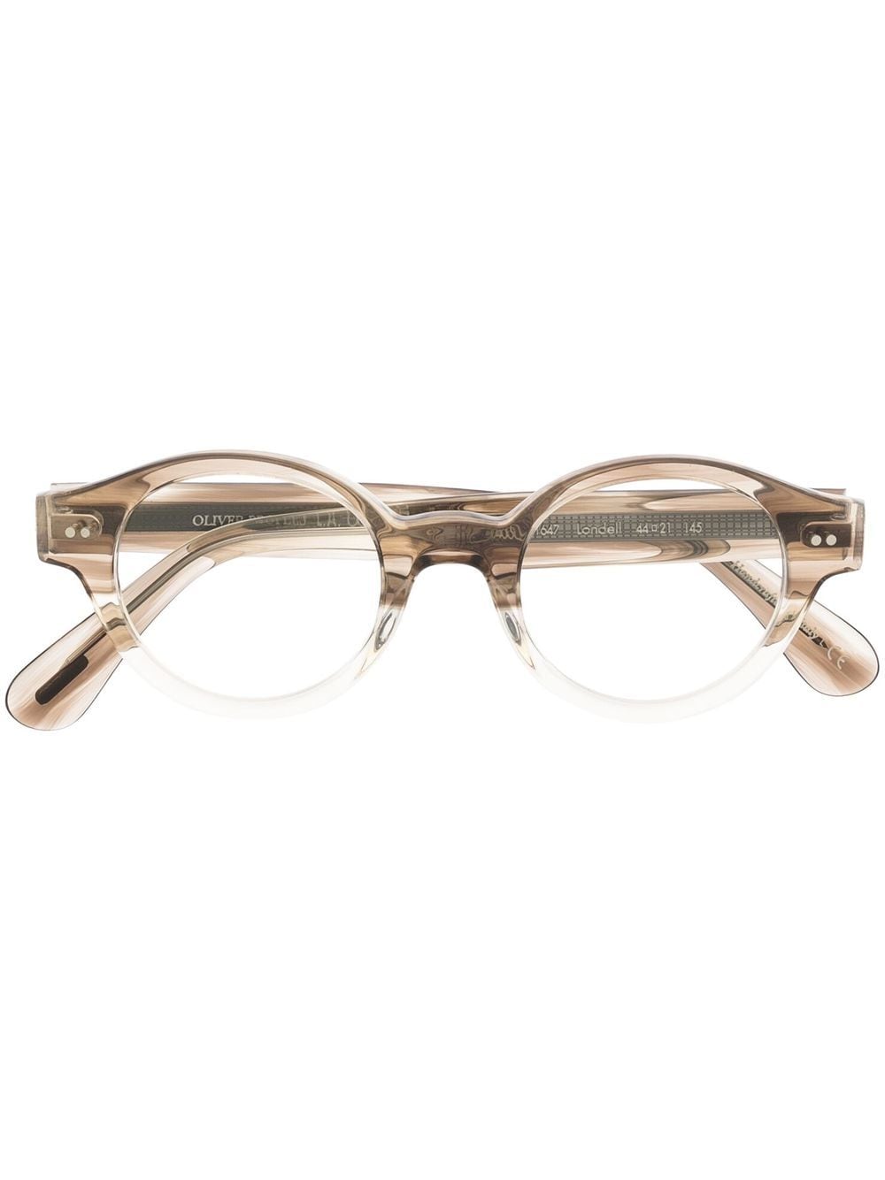 Oliver Peoples Londell Oval Glasses - Farfetch