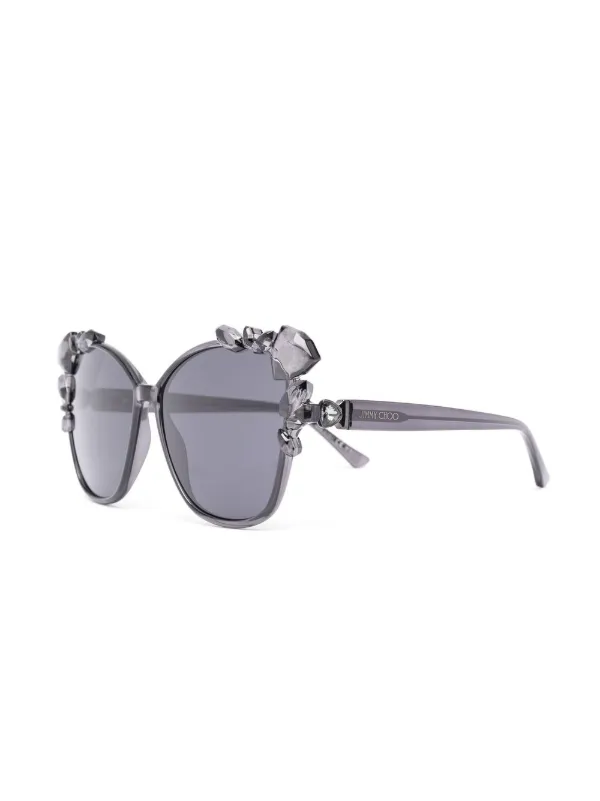 Zonnebril met cat eye montuur