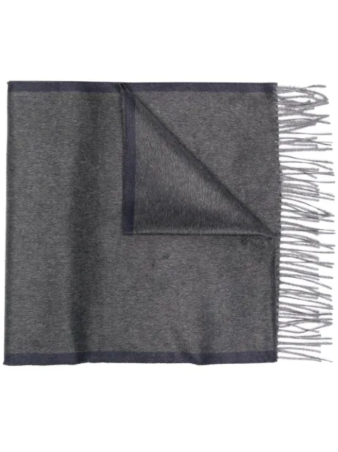 Ferragamo fringe-trimmed silk scarf