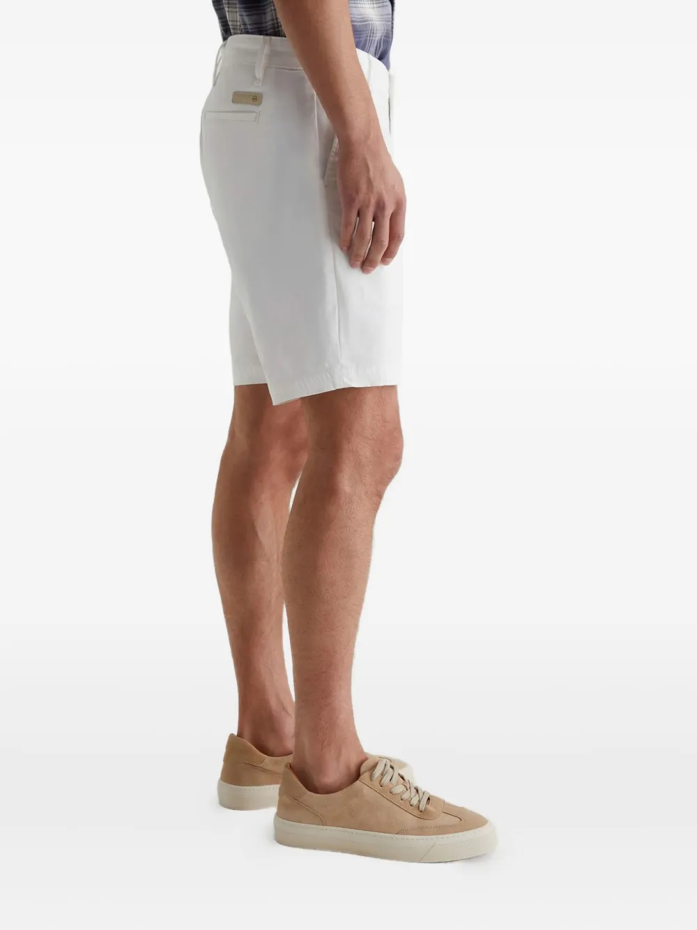 Ag Wanderer Logo-patch Shorts In White