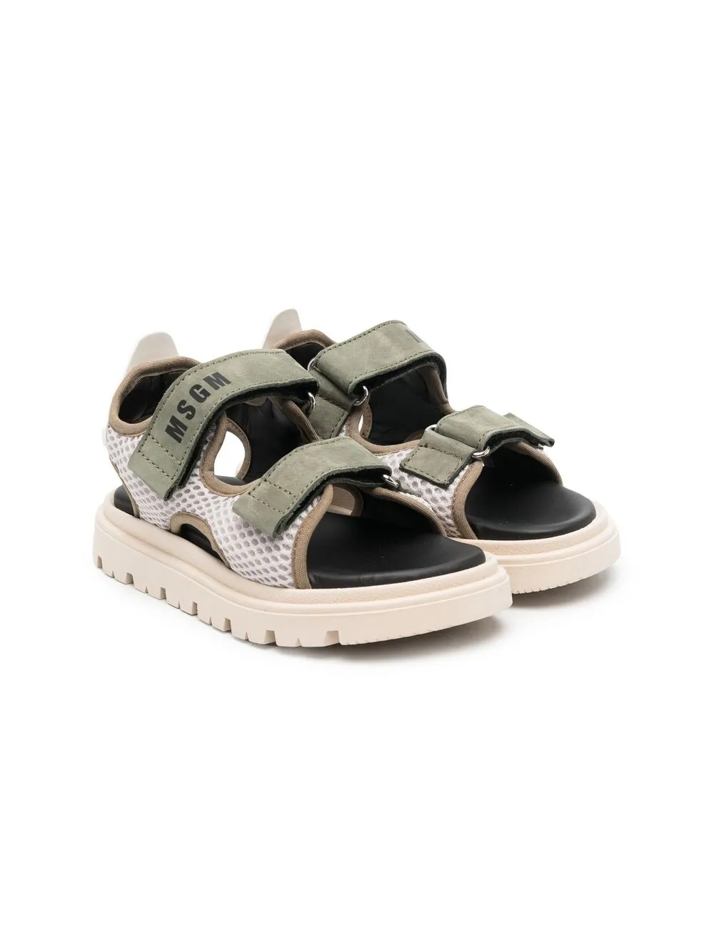 

MSGM Kids sandalias con logo estampado - Neutro