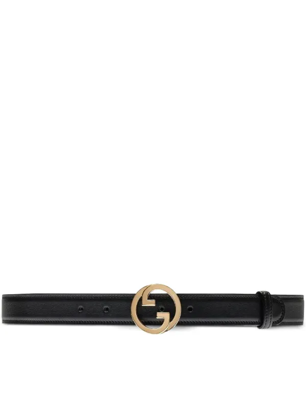 Gucci グッチ ブロンディ レザーベルト | ブラック | FARFETCH JP