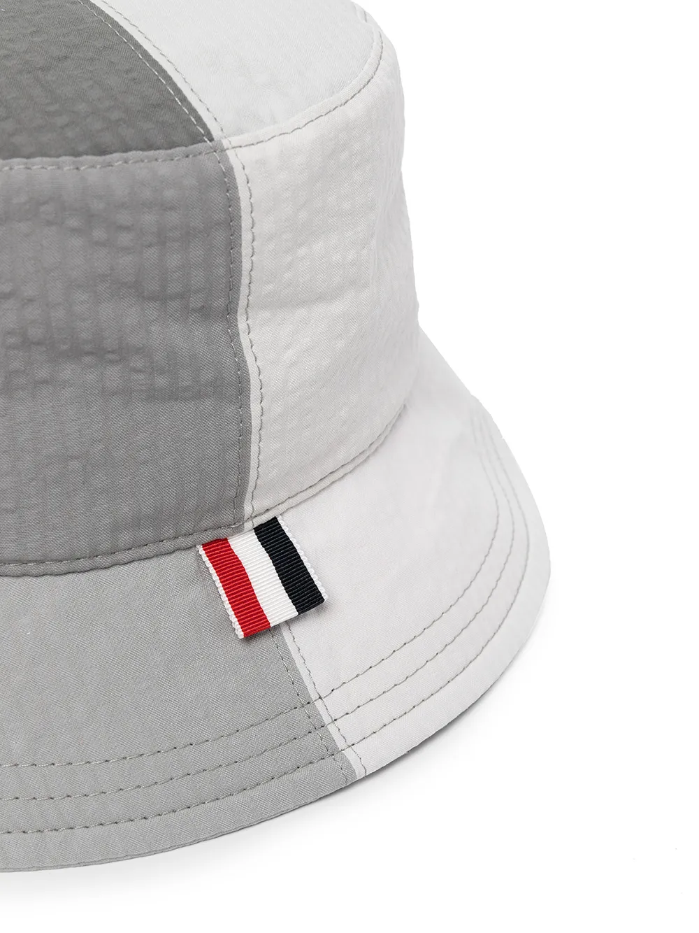 Imagen 2 de Thom Browne gorro de pescador con diseño patchwork
