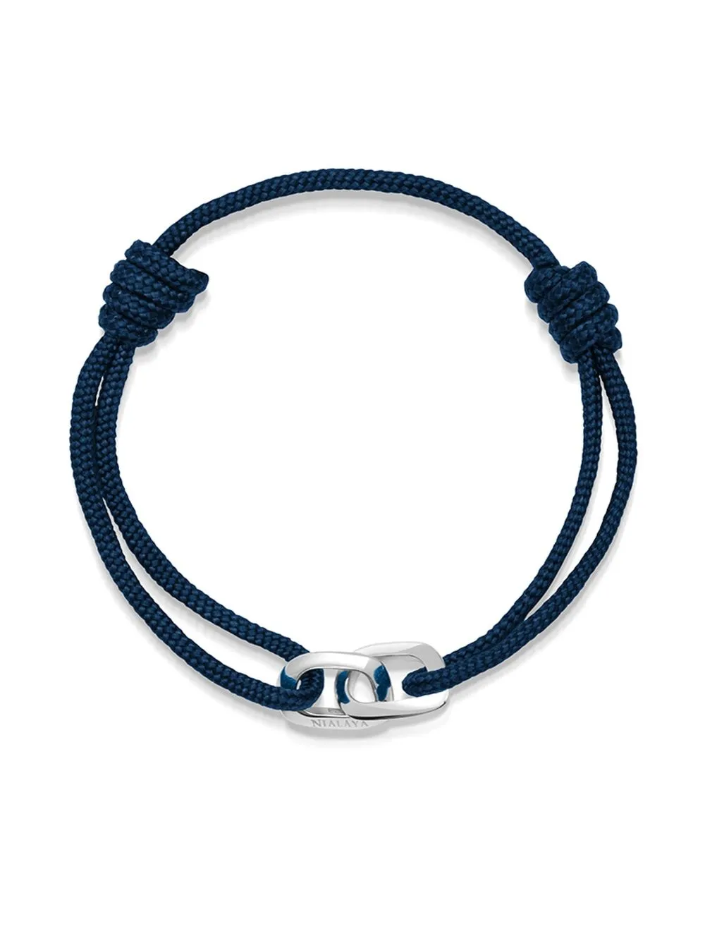 Nialaya Jewelry Interlocking Rings String Bracelet Farfetch