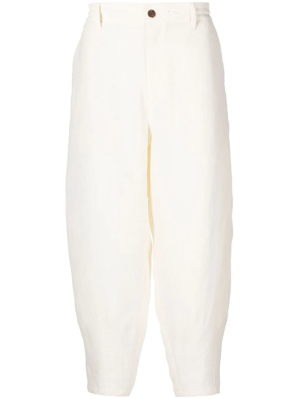 

SONGZIO Balloon tapared track pants - White