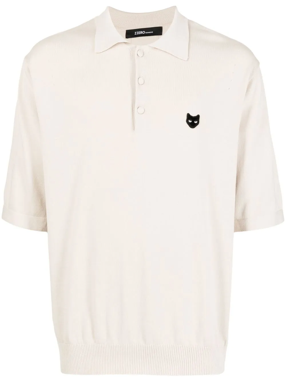 

ZZERO BY SONGZIO playera tipo polo Panther - Gris