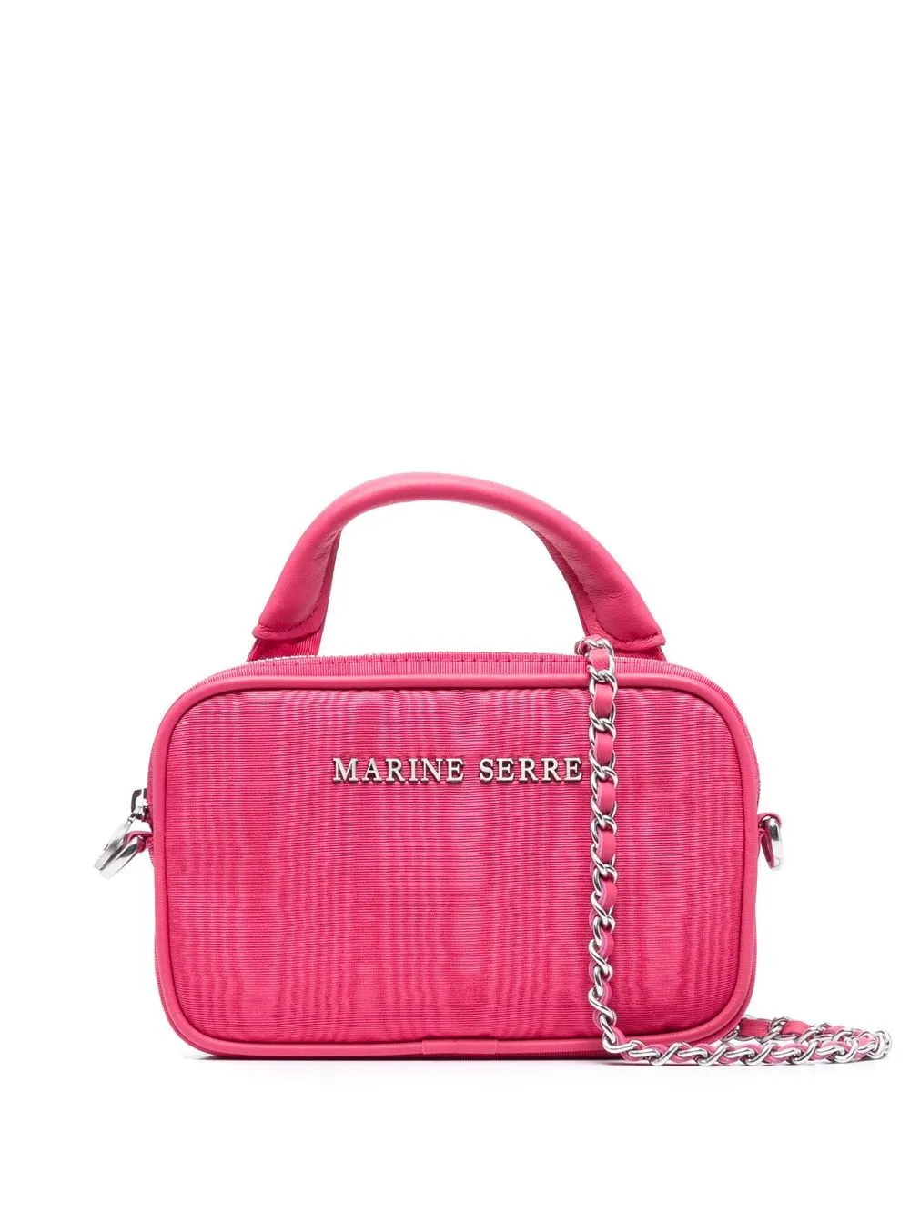 

Marine Serre mini Madame Moire tote bag - Pink