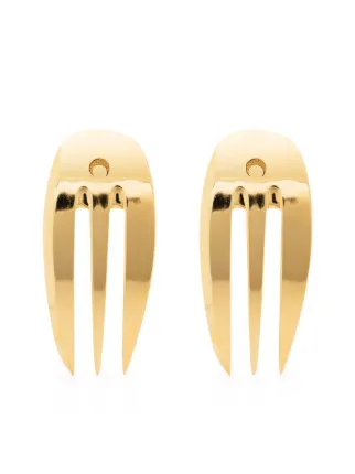 Marine Serre Boucles d'oreilles Reassembled Cutlery - Farfetch