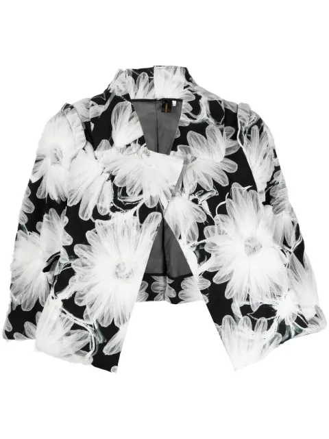 Comme Des Garçons كيب تول بطبعة زهور