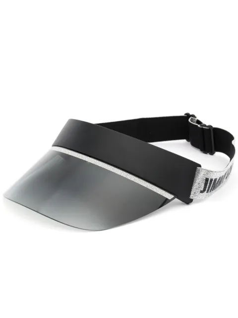 Jimmy Choo Eyewear Sonnenblende mit Logo-Stickerei