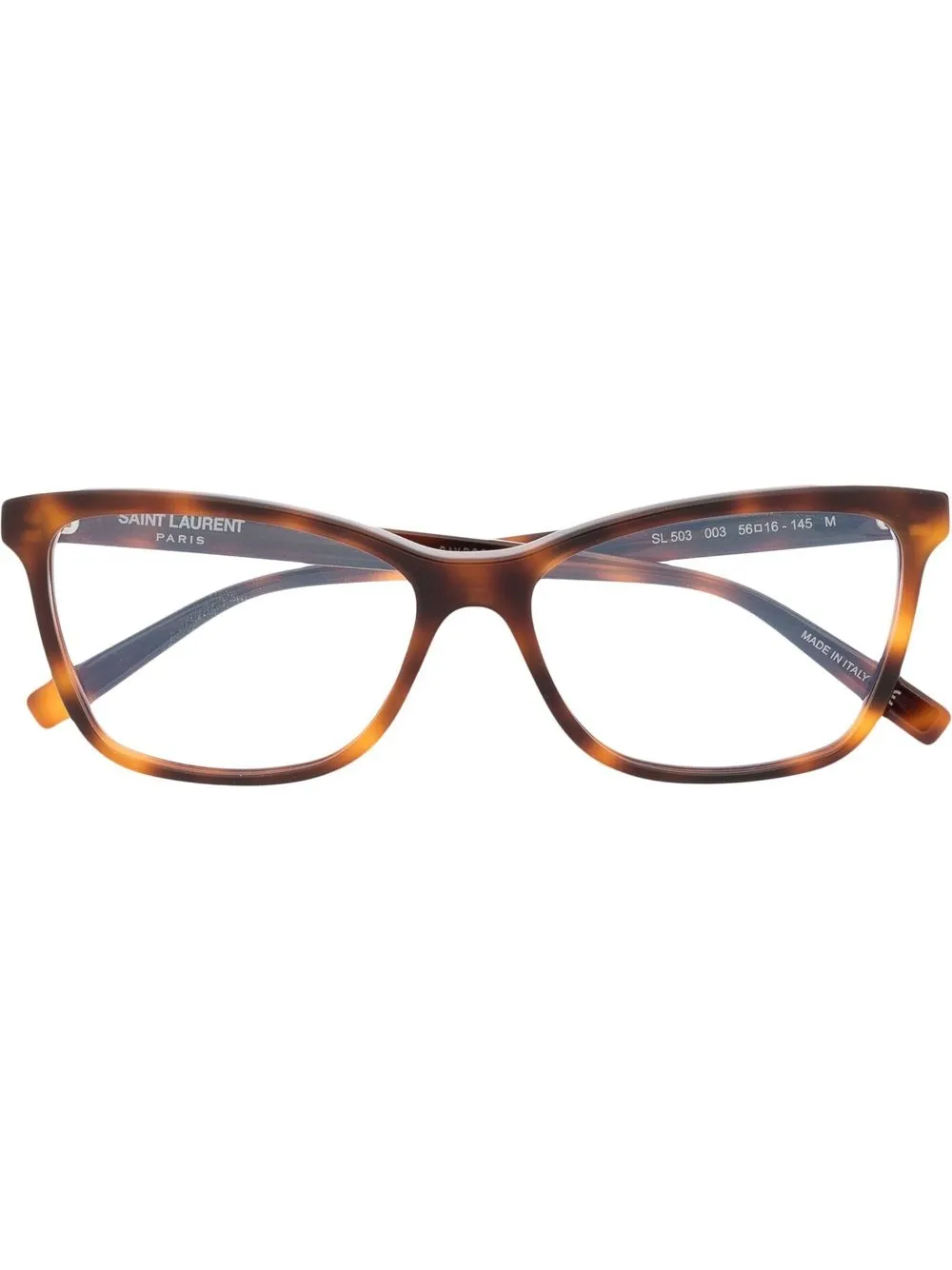 Saint Laurent Sl503 Cateye Glasses In Braun ModeSens