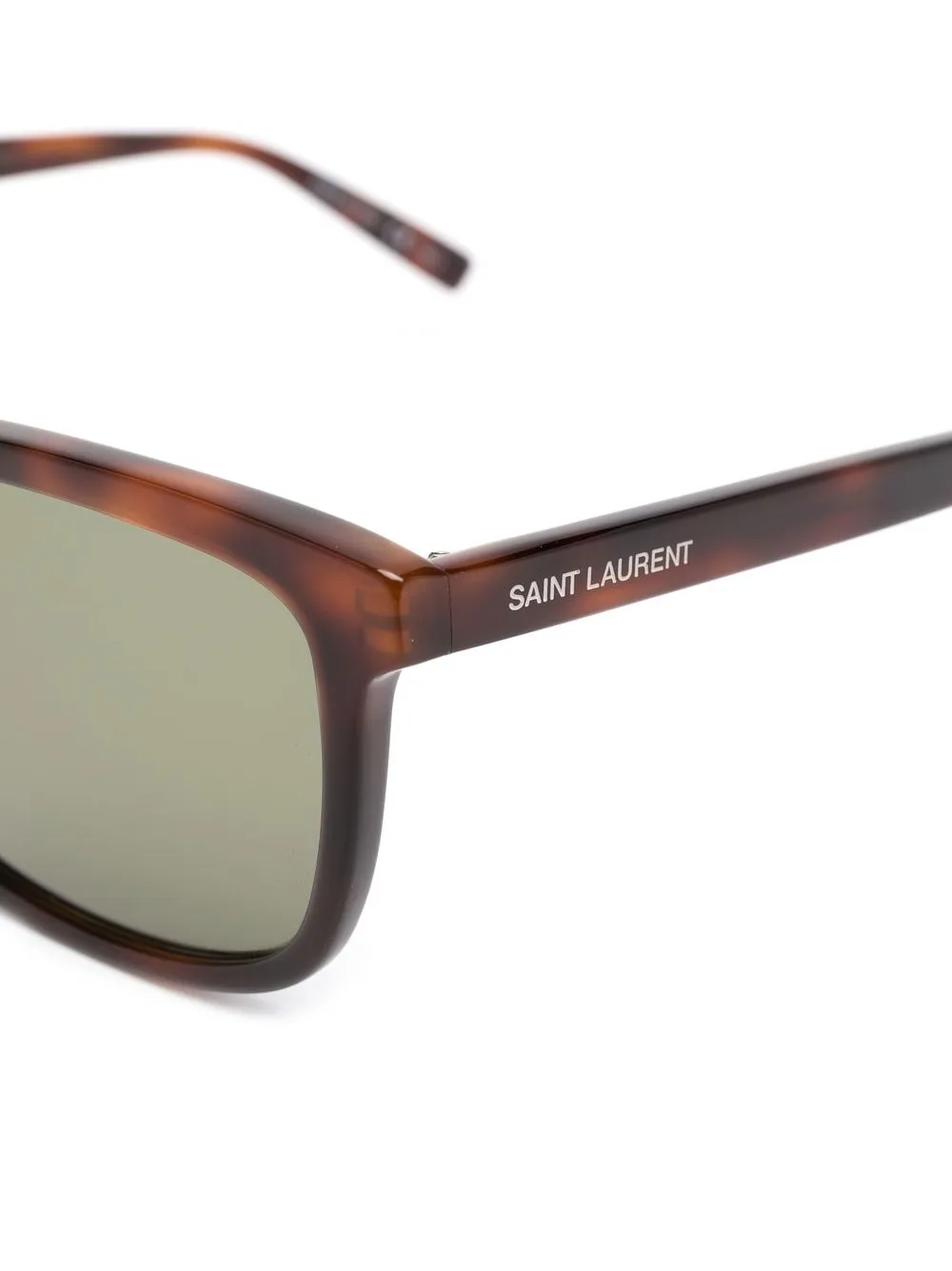 Saint Laurent Sl 501 Square-frame Sunglasses In Brown