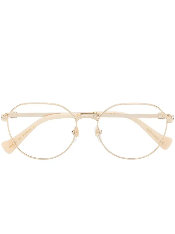 Gucci Eyewear グッチ・アイウェア ラウンド眼鏡フレーム - FARFETCH